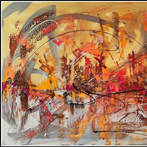 Luc Mora - Sol abstract 33991 - XXL - No Reserve