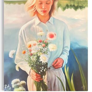 Anne Dias (1985) - Flemish landscape on a Sunday afternoon - XXL