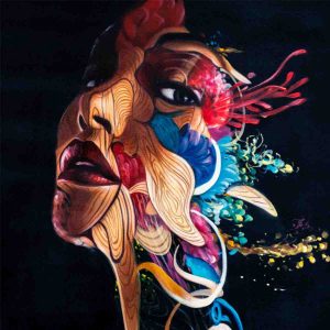 Ethereal Contours Portrait