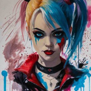 Vibrant Jester Queen