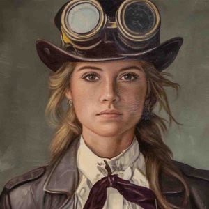 Steampunk Aviatrix Portrait