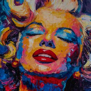 Vibrant Pop Icon Portrait