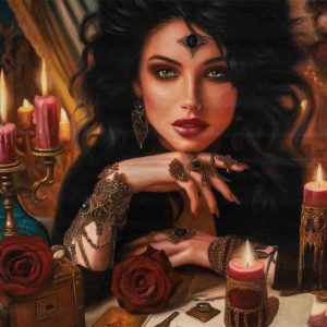 Crimson Candlelight Siren