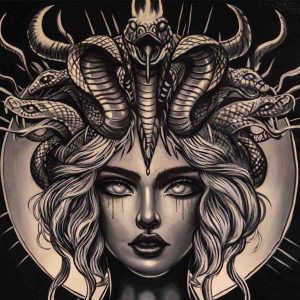 Medusa's Serpent Gaze