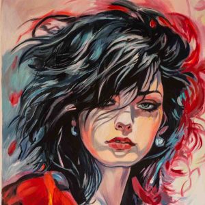 Enigmatic Gaze Portrait