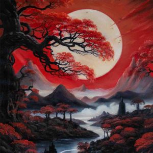 Crimson Moonrise Sanctuary
