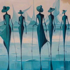 Surreal Aqua Elegance