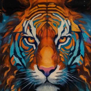 Vivid Tiger Gaze