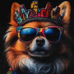 Royal Pup Portrait