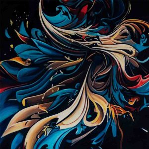 Midnight Bloom Swirl