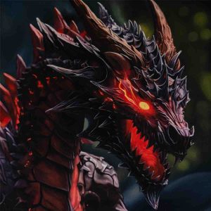 Dragon's Ember Gaze