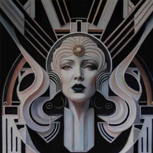Art Deco Diva Portrait