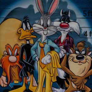 Looney Tunes Lineup Print
