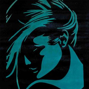 Vivid Silhouette Portrait