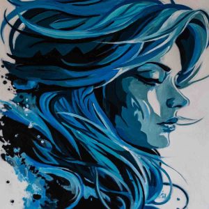 Aqua Reverie Portrait