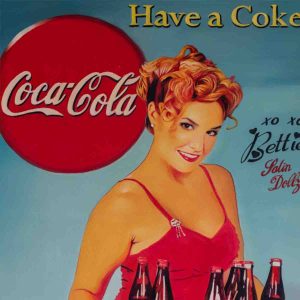 Retro Pin-Up Coke Glamour