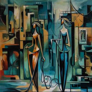 Geometric City Dames