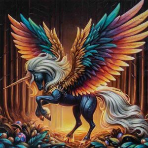 Prismatic Pegasus Unicorn