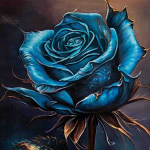 Enigmatic Blue Bloom