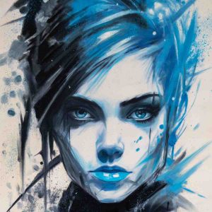 Electric Blue Gaze