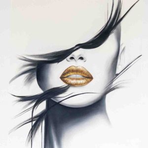 Golden Allure Portrait