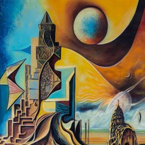 Celestial Cityscape Dream