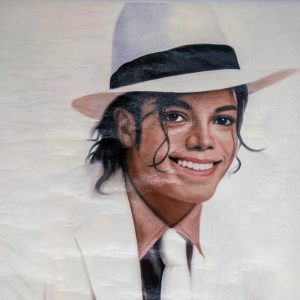 Iconic Michael Jackson Portrait
