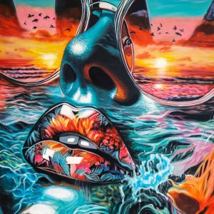 Vibrant Surreal Ocean