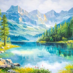 Alpine Lake Reflection