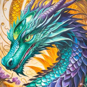 Celestial Dragon Art Print