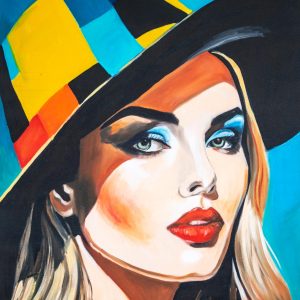 Vibrant Gaze Portrait