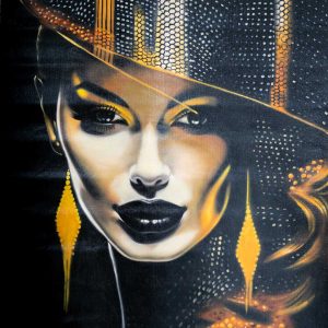 Golden Shimmer Portrait