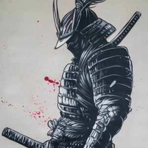 Crimson Samurai Warrior