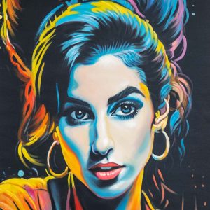 Vivid Electric Portrait