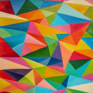 Vibrant Geometric Mosaic