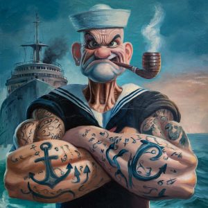 Mighty Sailor Man Art