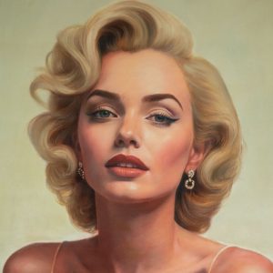 Timeless Hollywood Glamour Portrait