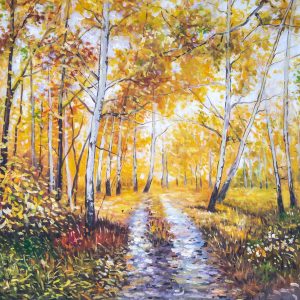 Golden Forest Path