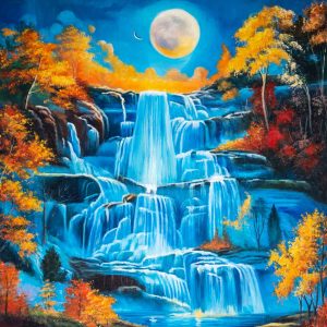 Enchanted Cascade Moonlight