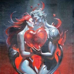 Crimson Heart's Embrace