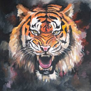 Untamed Roar Tiger Art