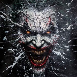 Shattered Grin Joker Portrait