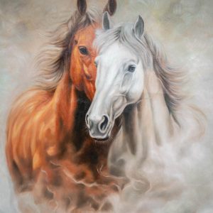 Ethereal Equine Embrace