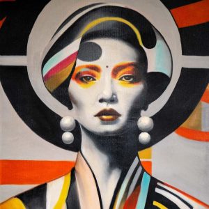 Vivid Gaze Portrait
