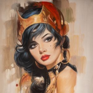 Crowned Enchantress Portrait