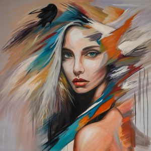Ethereal Raven Gaze
