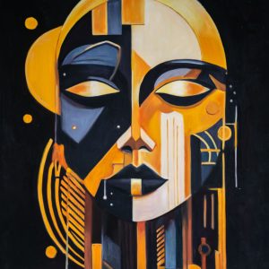 Midnight Golden Visage