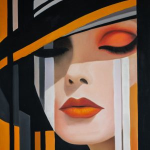 Orange Enigma Portrait