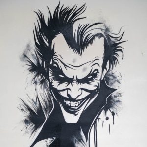 Grinning Villain Canvas Art