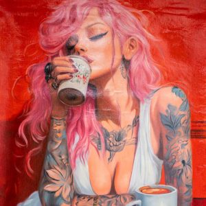 Crimson Coffee Serenade